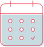 Calendar icon depicting how important adherence to the treatment regimen is.